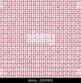 seamless luxury pattern, textile pattern, texture, dot, flower, design Stock Photo