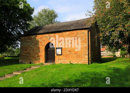 St James church, Drayton village, Leicestershire County, England, UK St James church is a tiny one-cell chapelry, the smallest in Leicestershire Stock Photo