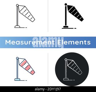 Windsock icon Stock Vector