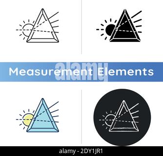 Prisma icon Stock Vector