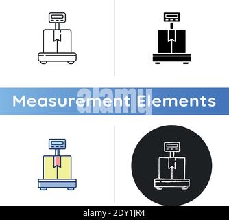 Industrial scales icon Stock Vector