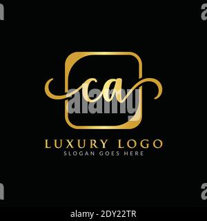 Initial CA Letter Logo With Creative Modern Business Typography Vector ...