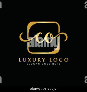 Initial CO Letter Logo Creative Modern Typography Vector Template. Creative Luxury Letter CO Logo Vector. Stock Vector