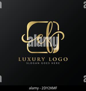 Initial EF Letter Logo Creative Modern Typography Vector Template. Creative Abstract Letter EF Logo Design Stock Vector