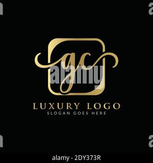 Initial GC Letter Logo Creative Modern Typography Vector Template. Creative Luxury Letter GC logo Design Stock Vector