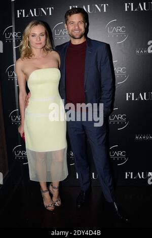 EXCLUSIVE. Diane Kruger and Joshua Jackson attending Flaunt Magazine Party held at l'Arc Paris, France on October 25, 2014. Photo by Nicolas Briquet/ABACAPRESS.COM Stock Photo