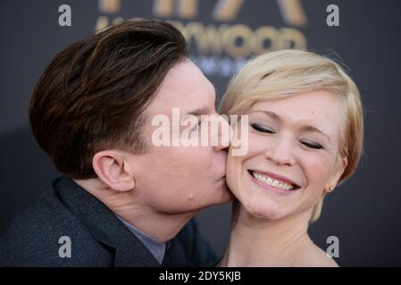 Mike Myers and Kelly Tisdale attend the 18th Hollywood Film Awards 2014 held at the Hollywood Palladium in Hollywood, Los Angeles, CA, USA on November 14, 2014. Photo by Lionel Hahn/ABACAPRESS.COM Stock Photo
