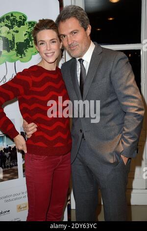 Julie Andrieu and Stephane Delajoux attending the 10th anniversary party of association 'Racines d'Enfance' held at Grand Palais in Paris, France on November 20, 2014. Photo by Nicolas Briquet/ABACAPRESS.COM Stock Photo