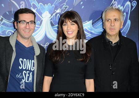 Nolwenn Leroy, Tomm Moore, Bruno Coulais attending Le Chant de la Mer premiere at UGC Normandie cinema in Paris, France on November 30, 2014. Photo by Alban Wyters/ABACAPRESS.COM Stock Photo