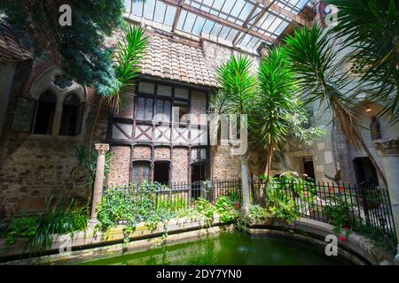 Hammond Castle in village of Magnolia in Gloucester, Massachusetts MA, USA. Stock Photo