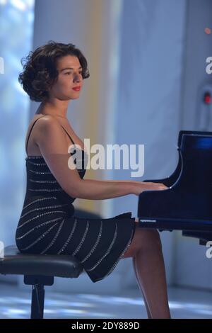 Exclusive - Khatia Buniatishvili at the taping of Vivement Dimanche in Paris, France, December 15, 2014. Photo by Max Colin/ABACAPRESS.COM Stock Photo