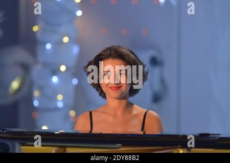 Exclusive - Khatia Buniatishvili at the taping of Vivement Dimanche in Paris, France, December 15, 2014. Photo by Max Colin/ABACAPRESS.COM Stock Photo