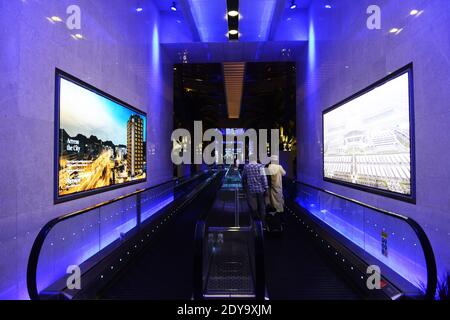 The modern Muscat international airport, Oman. Stock Photo