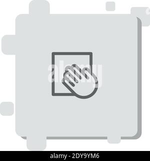tissue vector icon modern simple vector illustration Stock Vector
