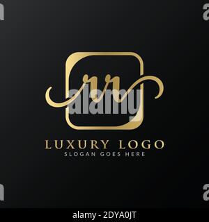 Initial rr letter Logo Design Modern Typography Vector Template. Creative Luxury letter rr logo design. Stock Vector