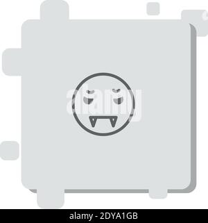 vampire vector icon modern simple vector illustration Stock Vector