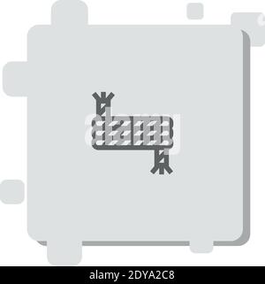 rope vector icon modern simple vector illustration Stock Vector