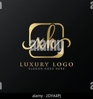 XK Monogram logo letter with simple modern shape style design. Circle ...