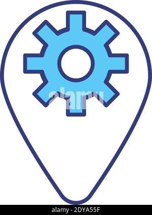 steering wheel pin location symbol vector Stock Vector Image & Art - Alamy