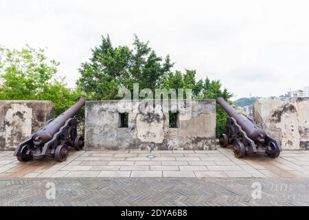 The historic Monte Fort in Macau, China Stock Photo