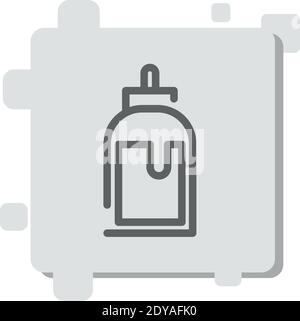 glue vector icon modern simple vector illustration Stock Vector