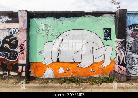 Street art inn Cebu, Philippines Stock Photo