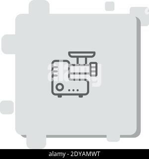 meat grinder vector icon Stock Vector