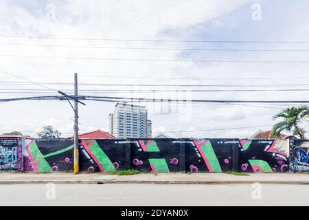 Street art inn Cebu, Philippines Stock Photo