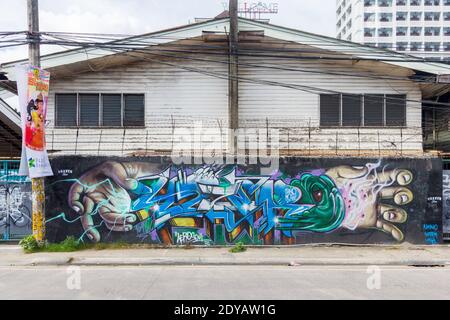 Street art inn Cebu, Philippines Stock Photo