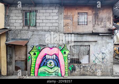 Street art in Metro Manila, Philippines Stock Photo