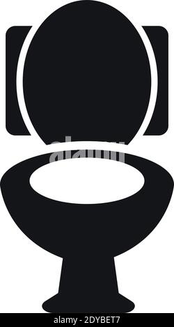 Seat toilet icon design template vector isolated Stock Vector