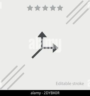 split call vector icon modern simple vector illustration Stock Vector