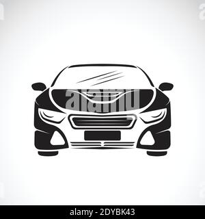 Vector of car design on white background, Vector car logo for your design. Easy editable layered vector illustration. Stock Vector
