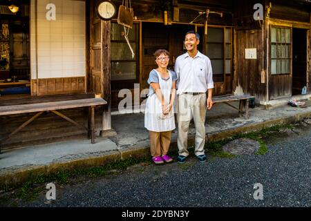 Japanese Green Tea Farm of Shizuoka, Japan Stock Photo