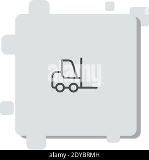 machine vector icon modern simple vector illustration Stock Vector