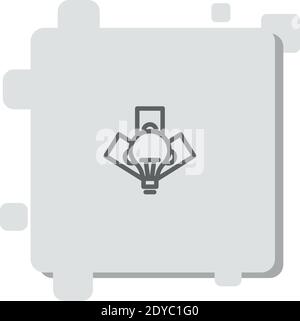 crowd funding vector icon modern simple vector illustration Stock Vector