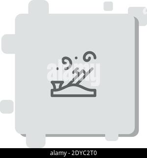 wood plane vector icon modern simple vector illustration Stock Vector