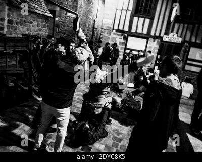 FRA - SOCIETY - 'IF YOU SAW US'. Reportage on the nights of Breton youth. FRA - SOCIETE - 'SI L'ON NOUS VOYAIT'. Reportage sur les nuits de la jeuness Stock Photo