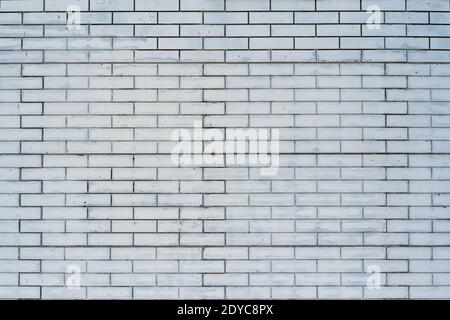 White brick wall. Old silicate brick. Construction background. Stock Photo