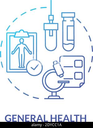 General health concept icon Stock Vector