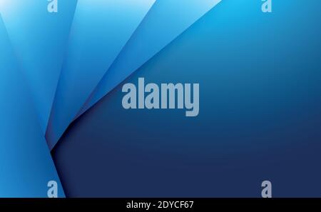 Abstraction background different rectangles blue with white - illustration Stock Vector