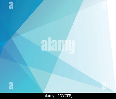 Abstraction background different rectangles blue with white - illustration Stock Vector