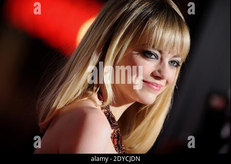 Emma Stone arrives at Warner Bros. Pictures' 'Gangster Squad' premiere held at the Grauman's Chinese Theatre in Los Angeles, CA, USA, January 7, 2013. Photo by Lionel Hahn/ABACAPRESS.COM Stock Photo