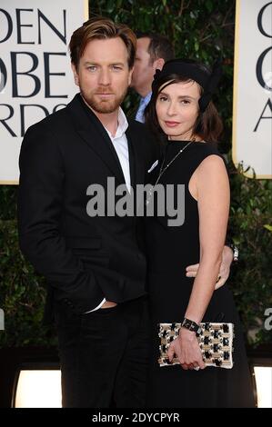 Ewan McGregor and Eve Mavrakis arriving for the 70th Annual Golden Globe Awards Ceremony, held at the Beverly Hilton Hotel in Los Angeles, CA, USA on January 13, 2013. Photo by Lionel Hahn/ABACAPRESS.COM Stock Photo