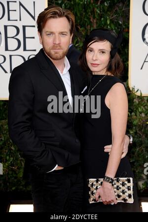 Ewan McGregor and Eve Mavrakis arriving for the 70th Annual Golden Globe Awards Ceremony, held at the Beverly Hilton Hotel in Los Angeles, CA on January 13, 2013. Photo by Lionel Hahn / ABACAPRESS.COM Stock Photo