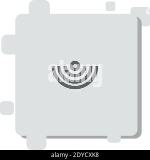 semicircles signal symbol vector icon modern simple vector illustration Stock Vector