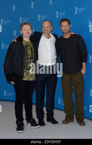 British actor Rupert Grint, swedish director Fredrik Bond and german actor Til Schweiger attending the 'The Necessary Death of Charlie Countryman' Photocall during the 63rd Berlinale, Berlin International Film Festival in Berlin, Germany, on February 09, 2013. Photo by Aurore Marechal/ABACAPRESS.COM Stock Photo