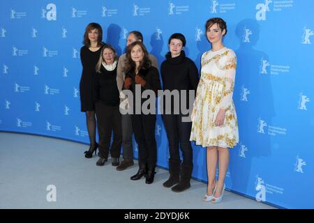 German actress Martina Gedeck, French actress Francoise Lebrun, French director Guillaume Nicloux, French actress Isabelle Huppert, belgian actress Pauline Etienne and French actress Louise Bourgoin attending 'The Nun' ('La Religieuse') Photocall during the 63rd Berlinale, Berlin International Film Festival in Berlin, Germany, on February 10, 2013. Photo by Aurore Marechal/ABACAPRESS.COM Stock Photo