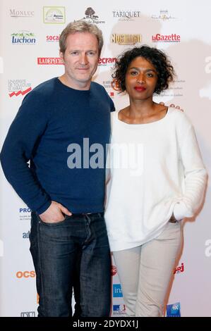 Sara Martins and Philippe Lefevre poses during the 15th Luchon ...