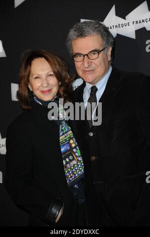 Nathalie Baye and Serge Toubiana arriving to the exhibition paying tribute to Maurice Pialat as a director and as a painter, held at the French Cinematheque, in Paris, France on February 18, 2013. Photo by Mireille Ampilhac/ABACAPRESS.COM Stock Photo